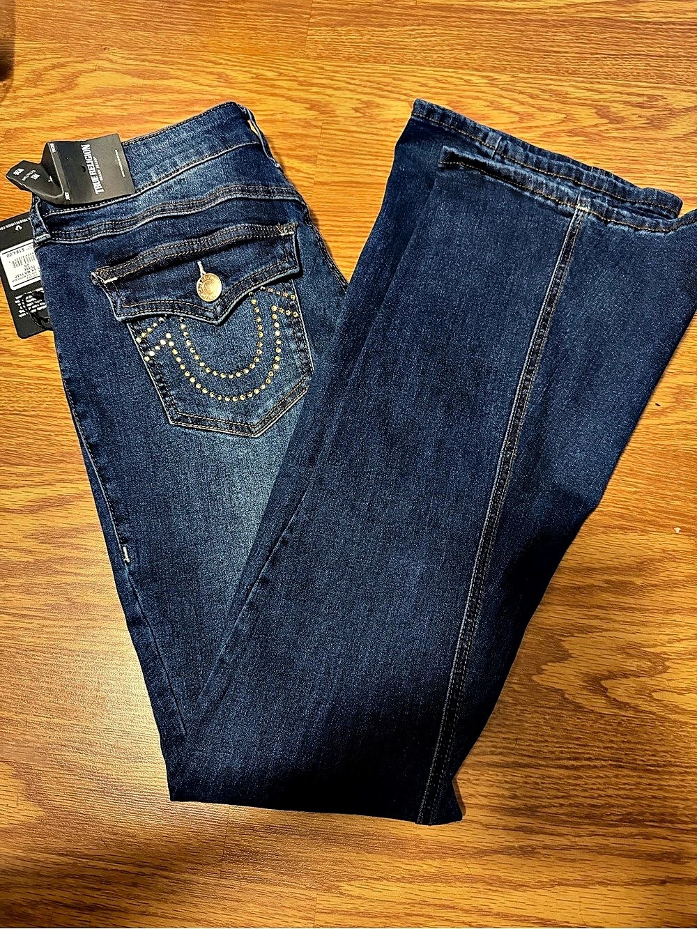 True Religion Joey Super T Flare Super T Flare Jeans Blue Waist 25 NWT